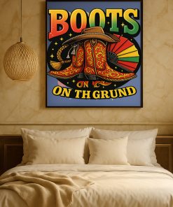 Boots On The Ground Poster Mexican Cowboy Fiesta Canvas Wall Art 3 - CreativeDefind.com