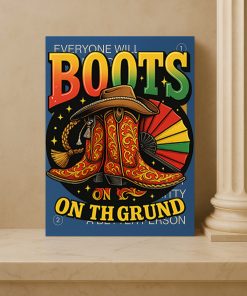 Boots On The Ground Poster Mexican Cowboy Fiesta Canvas Wall Art 4 - CreativeDefind.com