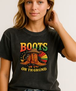 Boots On The Ground Western Tee Mexican Cowboy Fiesta Heritage Shirt 3 - CreativeDefind.com