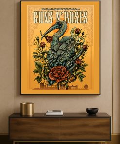 Guns N Roses Abu Dhabi 2025 Concert Poster Canvas Etihad Arena May 27 1 - CreativeDefind.com
