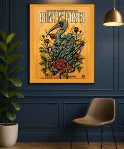 Guns N Roses Abu Dhabi 2025 Concert Poster Canvas Etihad Arena May 27 2 - CreativeDefind.com