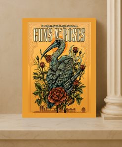 Guns N Roses Abu Dhabi 2025 Concert Poster Canvas Etihad Arena May 27 4 - CreativeDefind.com