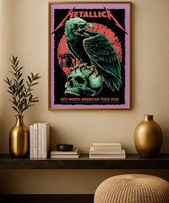 Metallica Philadelphia 2025 Offical Pop Up Poster 72 Seasons Tour 2025 – Canvas Art