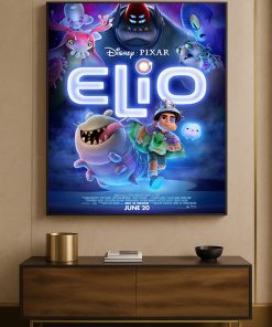 Pixars Elio Movie Poster Canvas Official Theatrical Release June 20 2025 1 - CreativeDefind.com