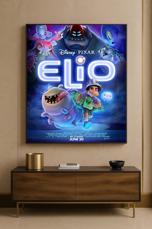 Pixar’s Elio Movie Poster Canvas – Official Theatrical Release (June 20, 2025)