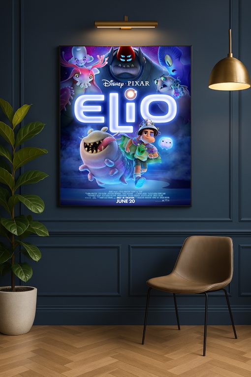 Pixar’s Elio Movie Poster Canvas – Official Theatrical Release (June 20, 2025)