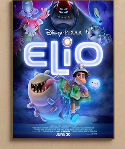 Pixar’s Elio Movie Poster Canvas – Official Theatrical Release (June 20, 2025)