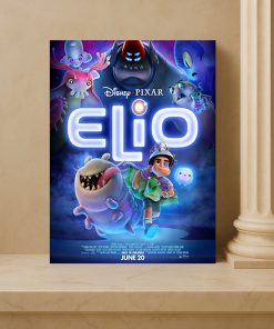Pixars Elio Movie Poster Canvas Official Theatrical Release June 20 2025 4 - CreativeDefind.com