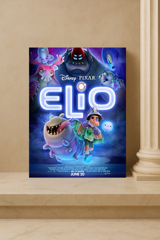 Pixar’s Elio Movie Poster Canvas – Official Theatrical Release (June 20, 2025)