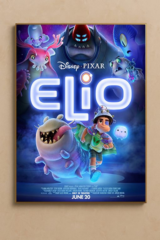 Pixar’s Elio Movie Poster Canvas – Official Theatrical Release (June 20, 2025)