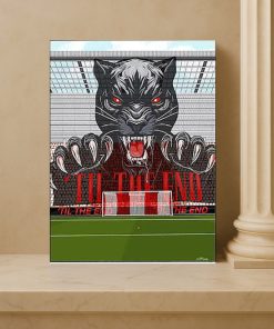 Til The End Black Panther Football Tifo Poster Stadium Crowd Canvas Art Print 4 - CreativeDefind.com