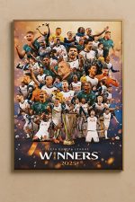 Tottenham Hotspur Uefa Europa League Champions 2025 Poster Full Team Celebration Canvas Art - CreativeDefind.com