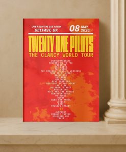 Twenty One Pilots Clancy World Tour 2025 Uk Setlist Poster Print Concert Memorabilia Wall Art 4 - CreativeDefind.com