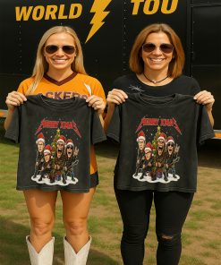 Funny Metallica Christmas T Shirt Merry Xmas Krik Parody Gift For Rock Fans 2d Acid Washed Shirts 3 - CreativeDefind.com