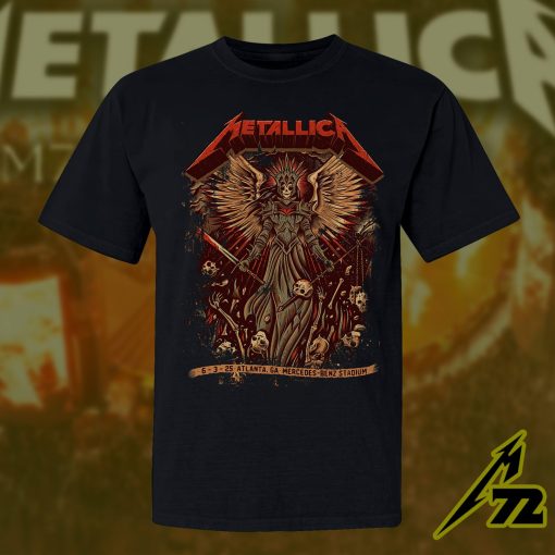 Metallica M72 Atlanta Falcons Special Edition T-Shirt – Mercedes-Benz Stadium (June 3, 2025)