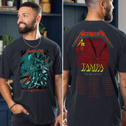 Metallica M72 Tampa 2025 Tour Unisex T-Shirt Pop-Up Exclusive at Raymond James Stadium (June 6 & 8)