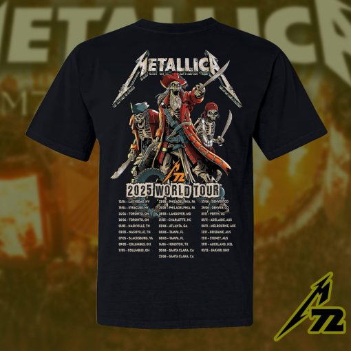 Metallica M72 Tour Unisex T-Shirt – June 6, 2025 “Tonight in Tampa” Concert Tee, Raymond James Stadium