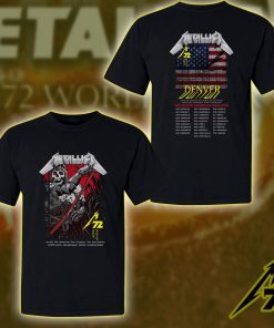 Metallica M72 World Tour Tee – June 27 2025 at Empower Field Denver | Unisex T-Shirt Featuring Full Night 1 Setlist