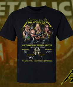 Vintage Metallica 44th Anniversary T Shirt 1981 2025 Thank You For The Memories Unisex Band Tee Rock Fan Gift 1 1536x1536 - CreativeDefind.com